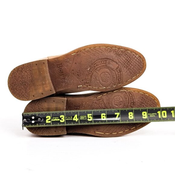 Born Women Arula Sand Suede Western Back Zip ankle Boots size 6 - Picture 5 of 7